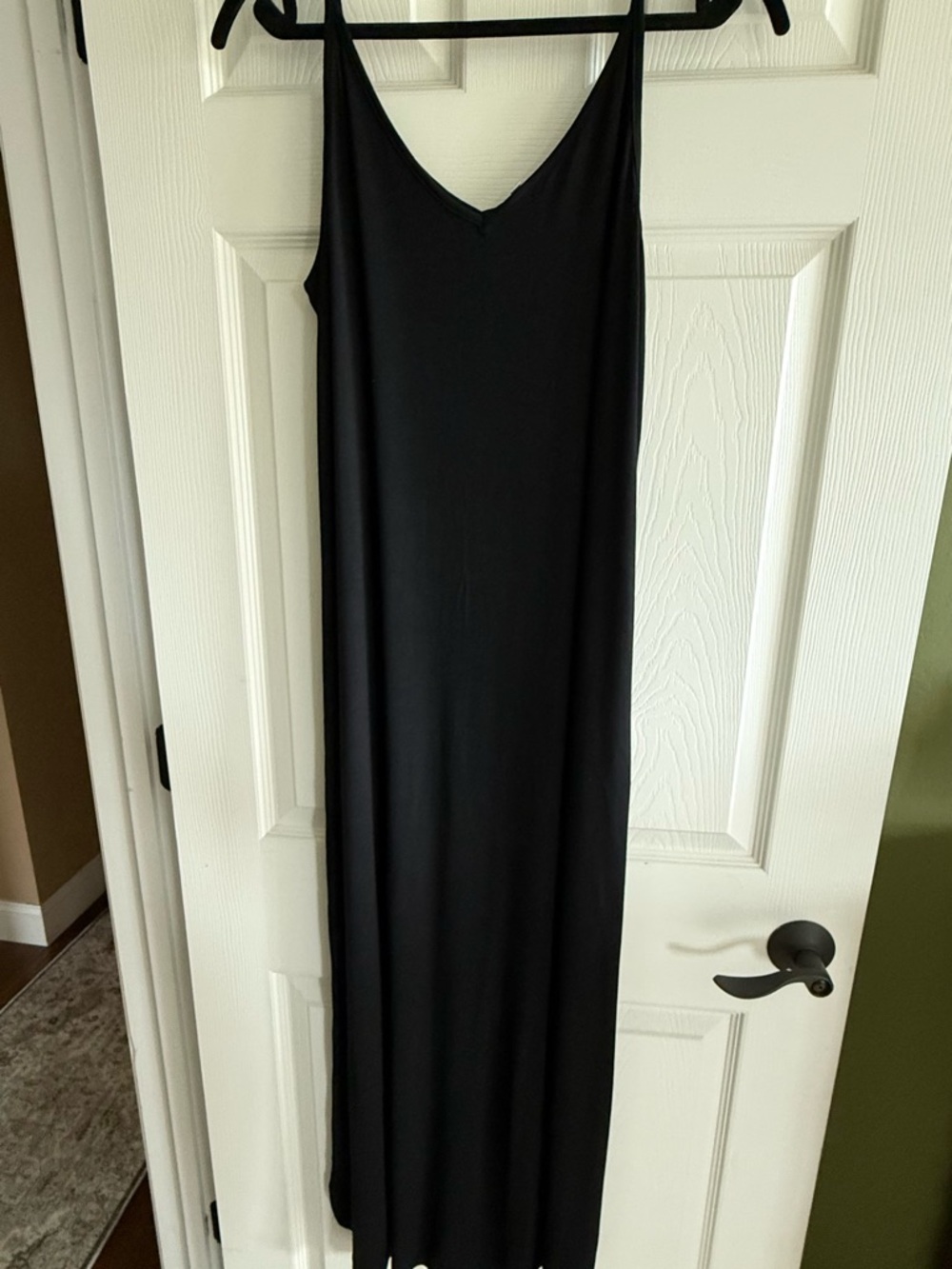 Black Slip Maxi Dress